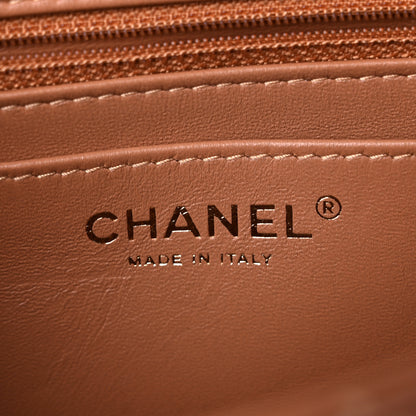 Chanel Lambskin Quilted Mini Rectangular Flap Brown 6 of 10