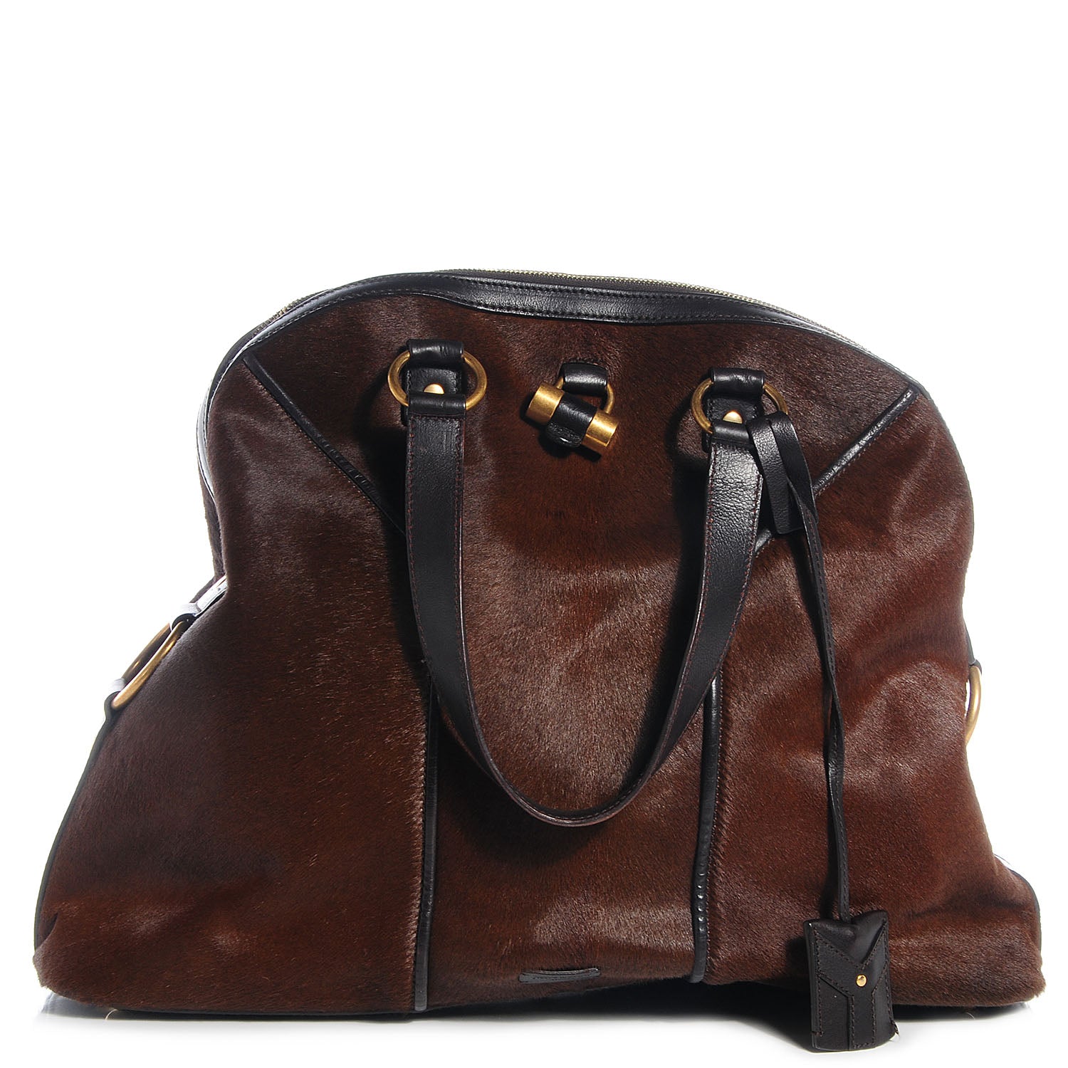 Saint Laurent Pony Hair Oversized Muse Tote 1 of 10