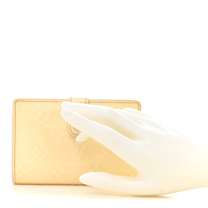 Louis Vuitton Vernis French Purse Wallet Perle 3 of 28
