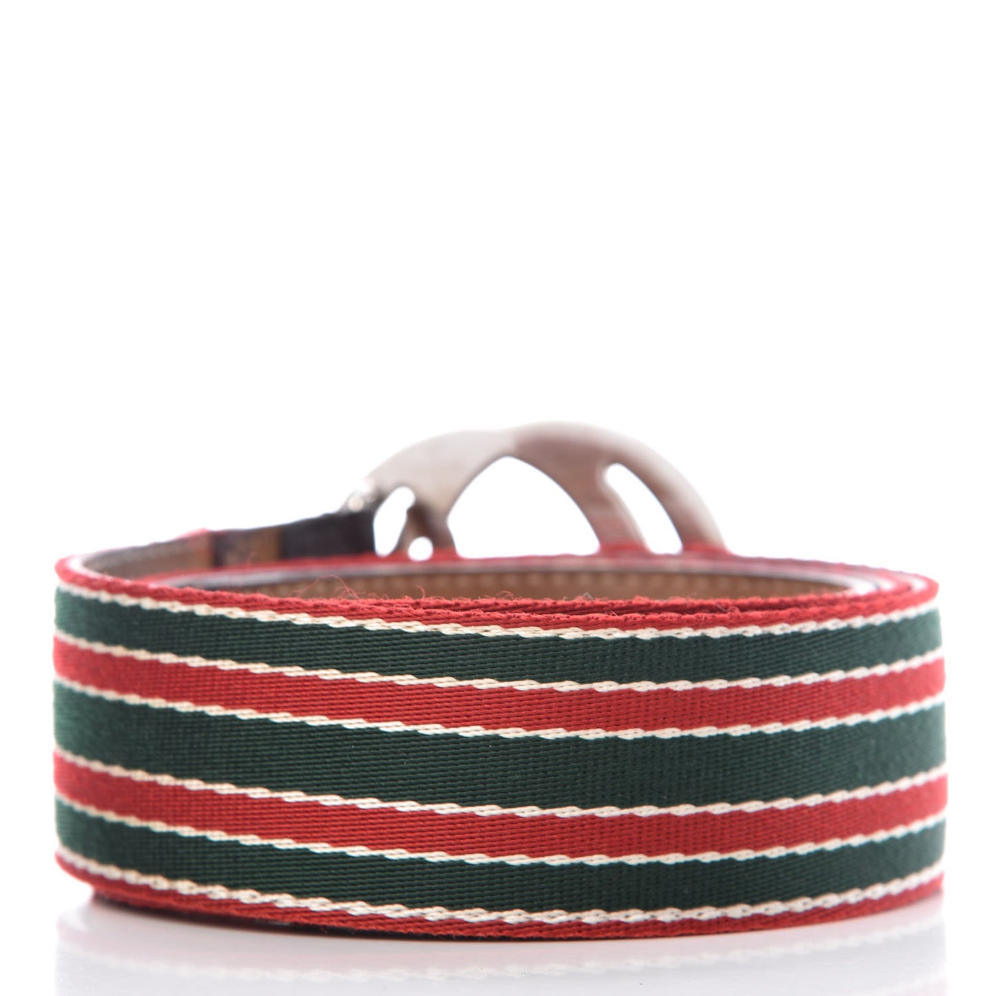 Canvas Web Interlocking G Belt 90 36 Green Red