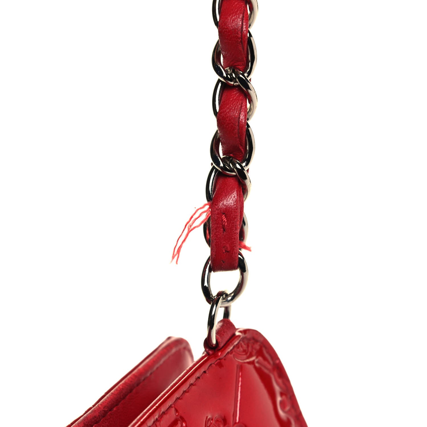 Chanel Patent Calfskin Lucky Symbols Pochette Red 10 of 12