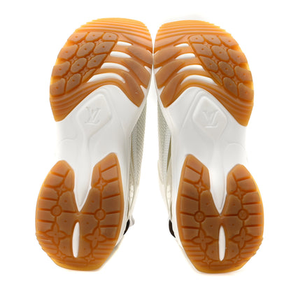 Louis Vuitton Monogram Calfskin Run 55 Sneakers 37 White 6 of 7