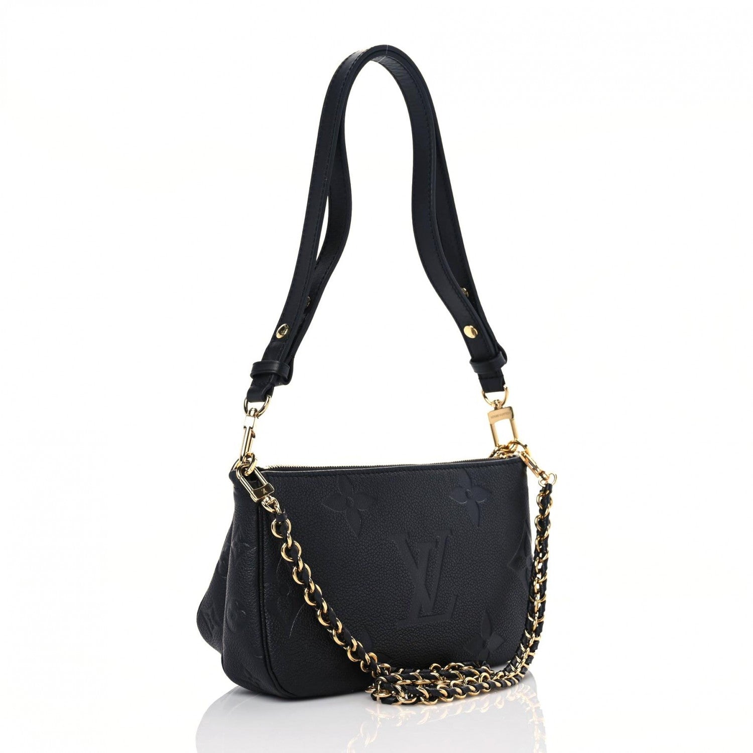 Louis Vuitton Empreinte Monogram Giant Multi Pochette Accessories Black 3 of 10