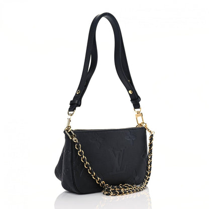 Louis Vuitton Empreinte Monogram Giant Multi Pochette Accessories Black 3 of 10