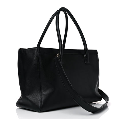 Chanel Calfskin Cerf Executive Shopper Tote Black 3 of 30
