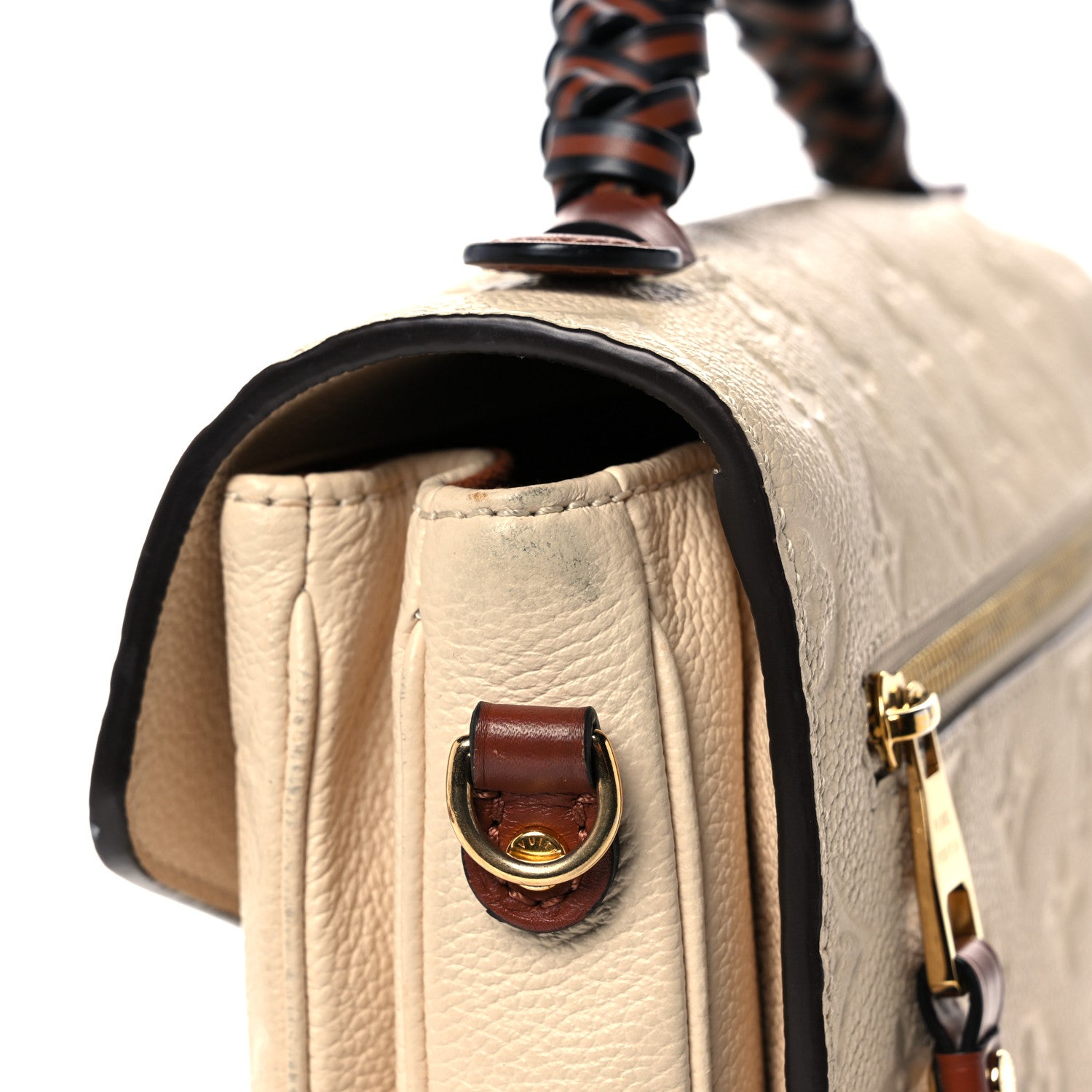 Louis Vuitton Empreinte Braided Pochette Metis Creme Beige Caramel 10 of 14