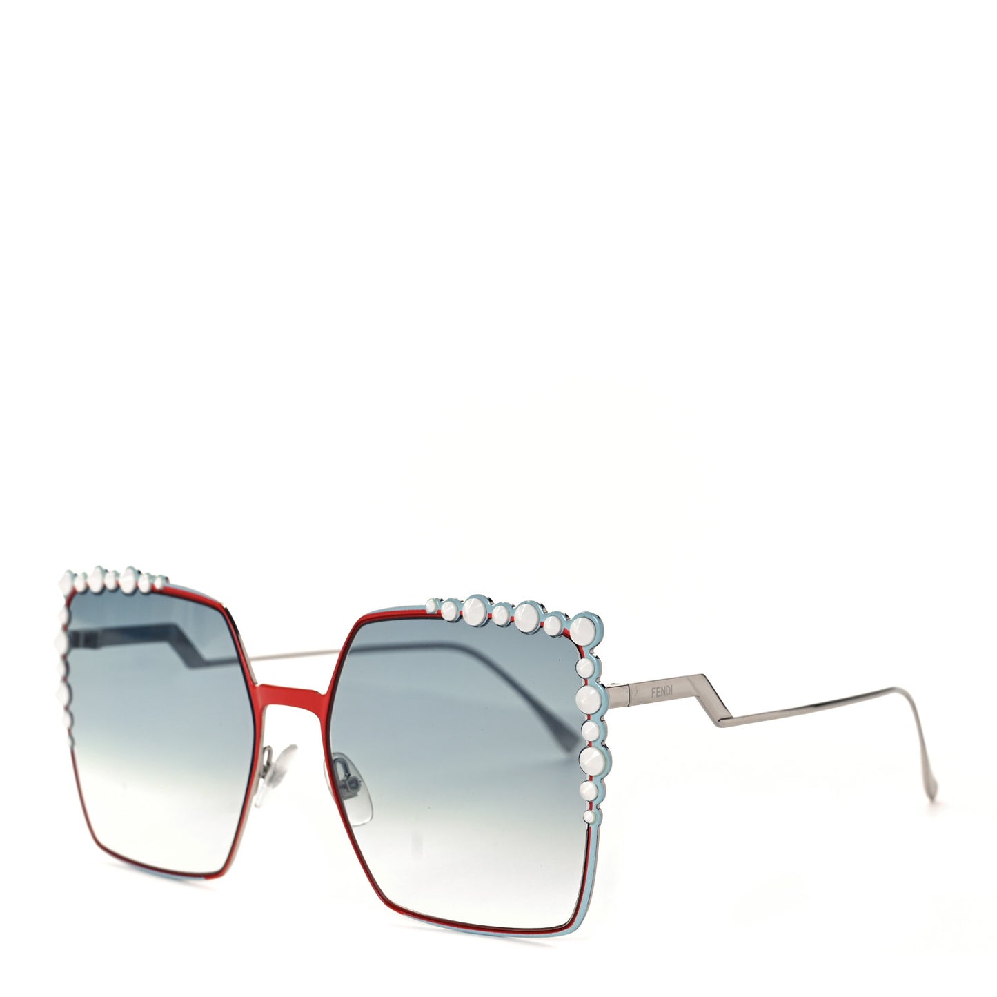 Metal Dots Square Sunglasses FF 0259/S