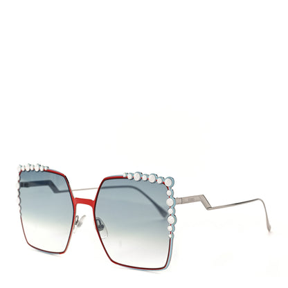 Fendi Metal Dots Square Sunglasses FF 0259/S 1 of 9