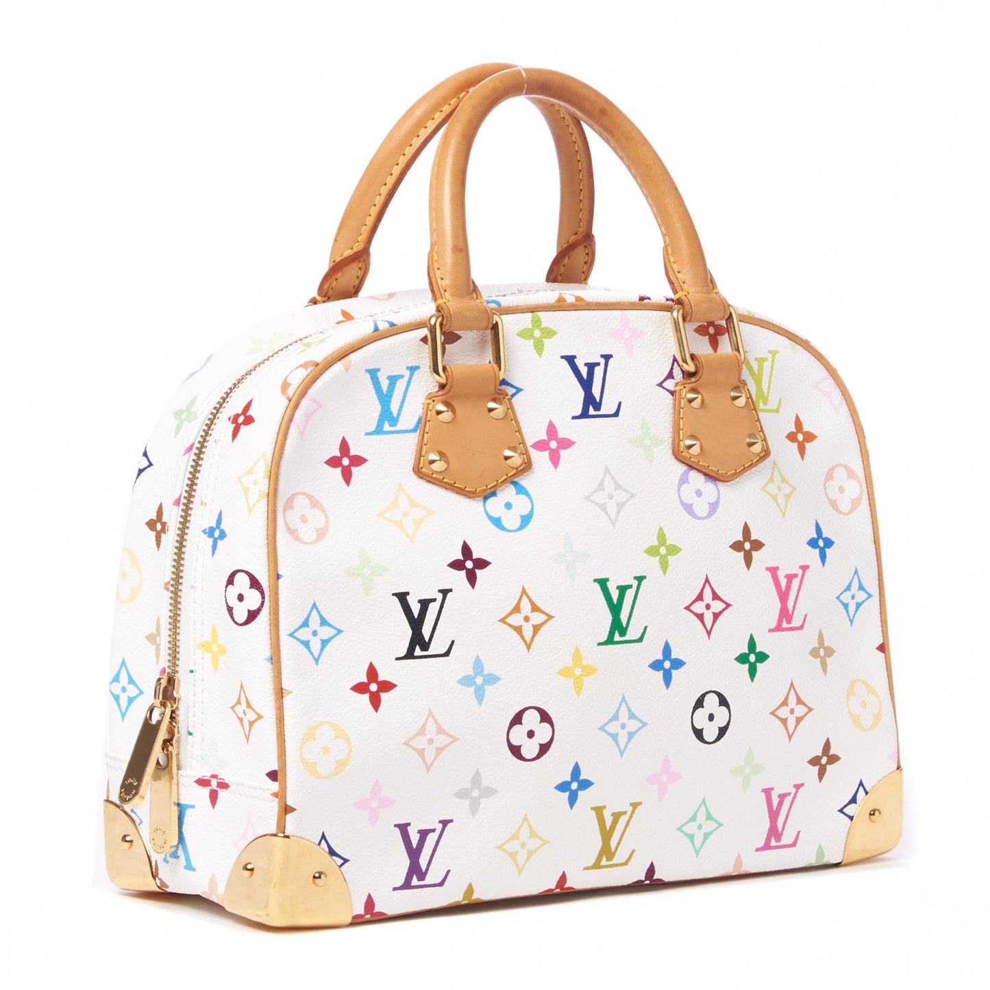 Monogram Multicolor Trouville White