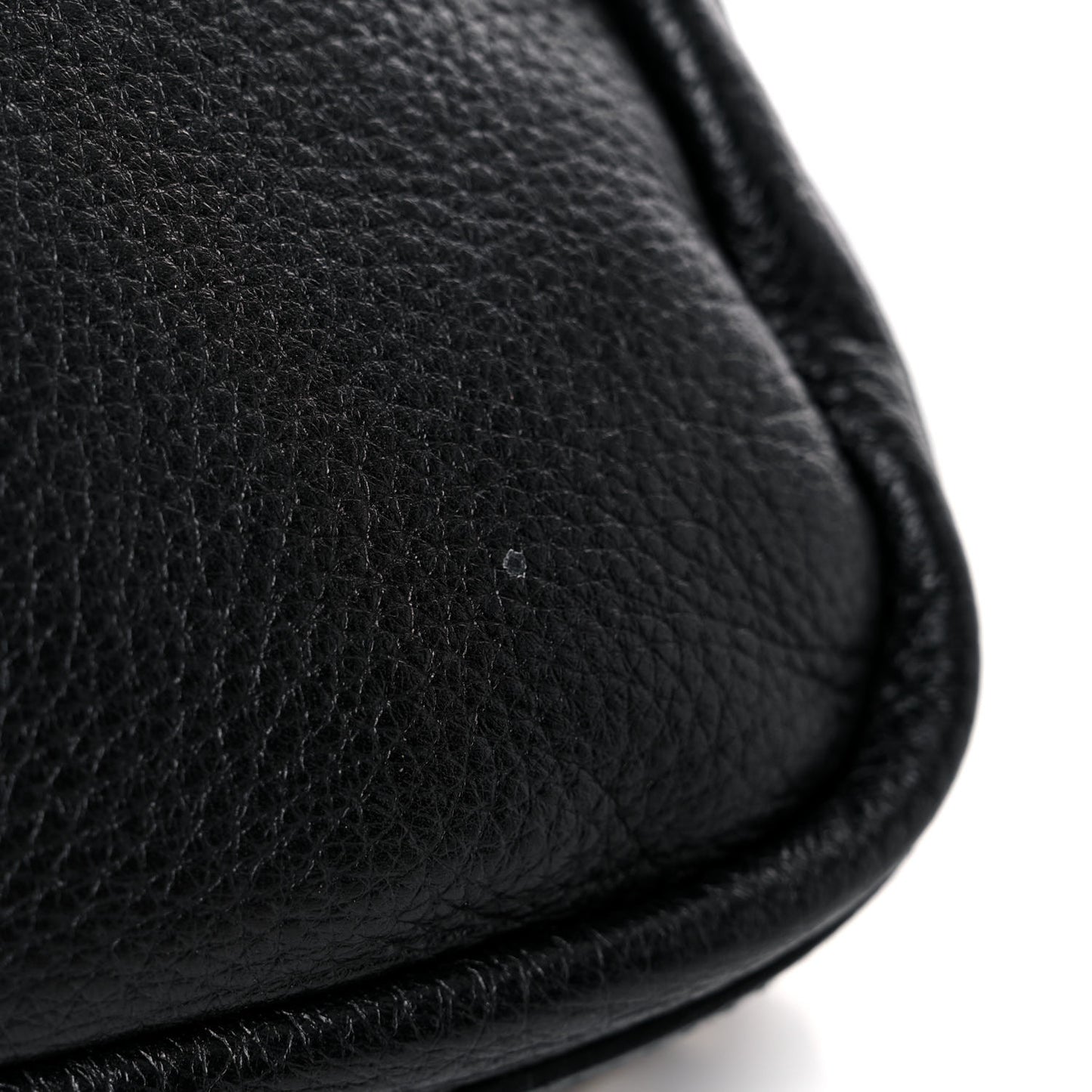 Calfskin Bamboo Croisette Evening Bag Black