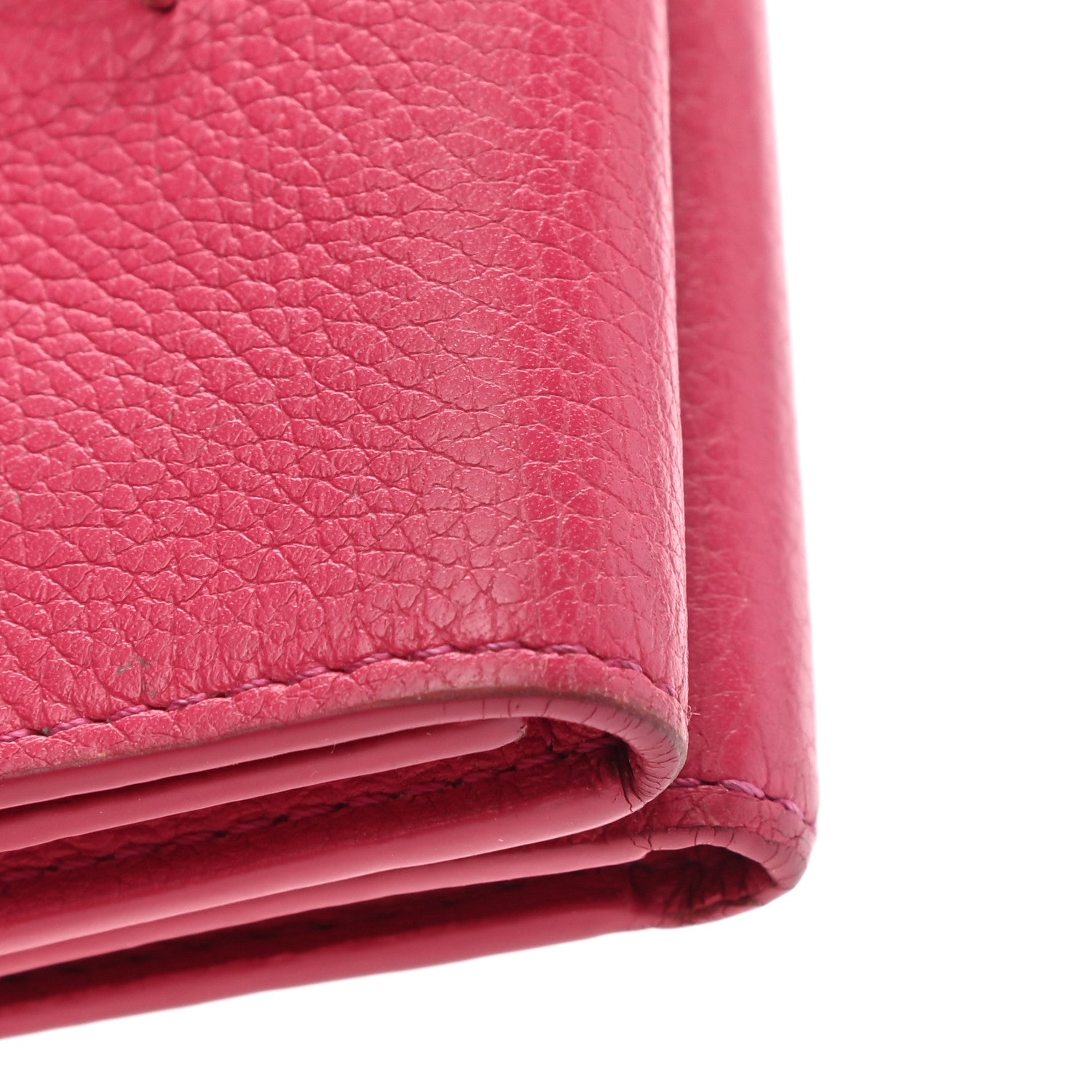 Louis Vuitton Calfskin Lockmini Wallet Hot Pink 10 of 15