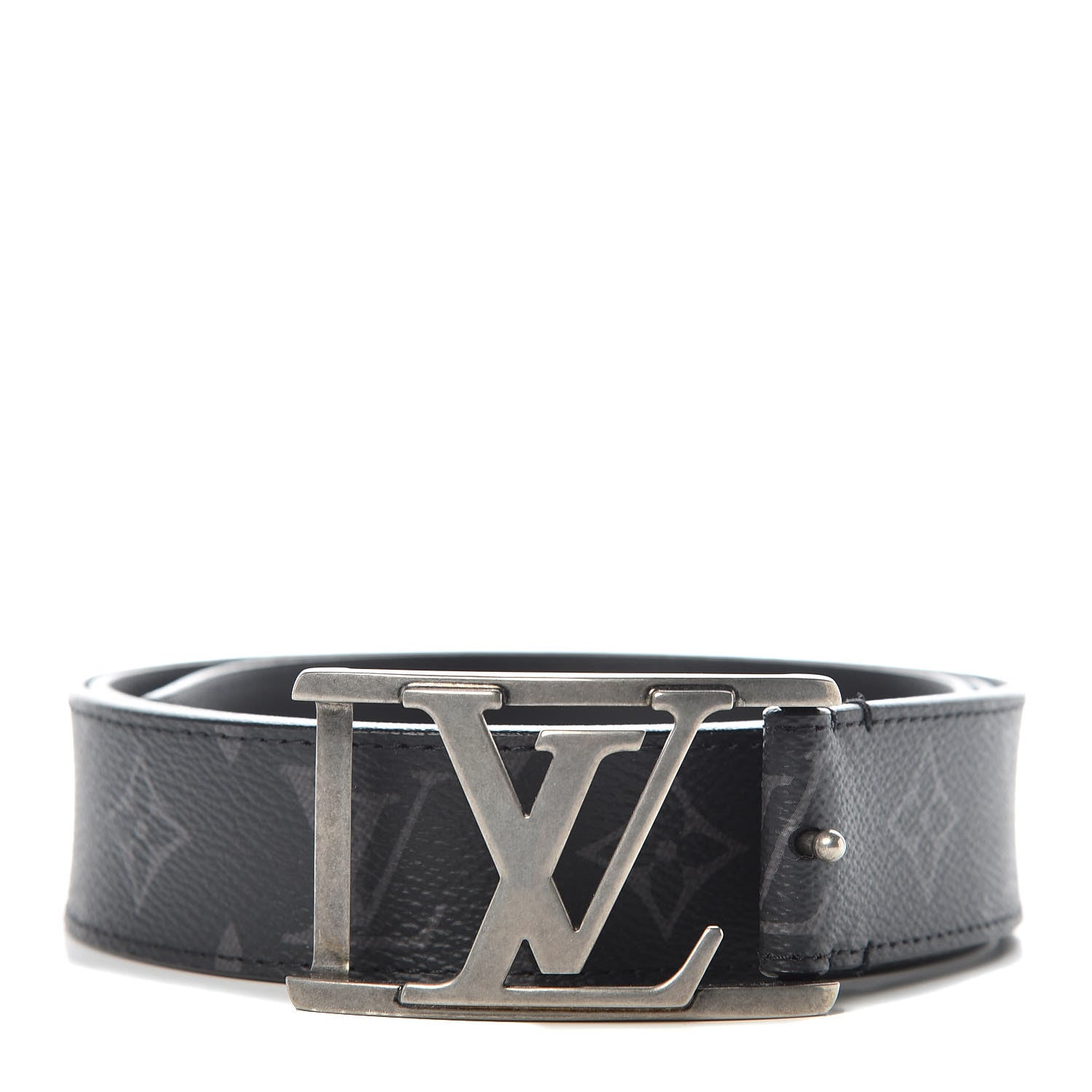 Louis Vuitton Calfskin Monogram Eclipse LV Montana Belt 100 40 1 of 7