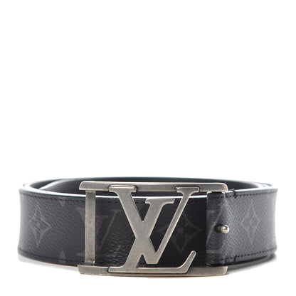 Louis Vuitton Calfskin Monogram Eclipse LV Montana Belt 100 40 1 of 7