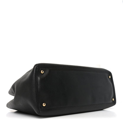 Chanel Calfskin Cerf Executive Shopper Tote Black 4 of 10