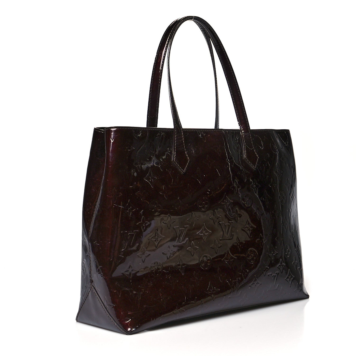 Louis Vuitton Vernis Wilshire MM Amarante 3 of 15