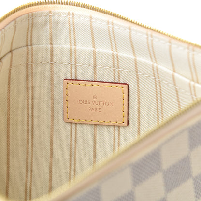 Louis Vuitton Damier Azur Neverfull MM GM Pochette 6 of 8