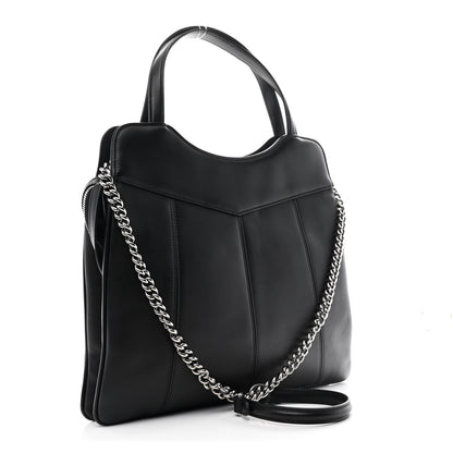 Gucci Calfskin Petite GG Medium Tote Bag Black 3 of 10
