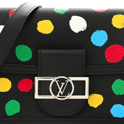 Louis Vuitton LV X YK Taurillon Dots Dauphine Mini Black 8 of 11