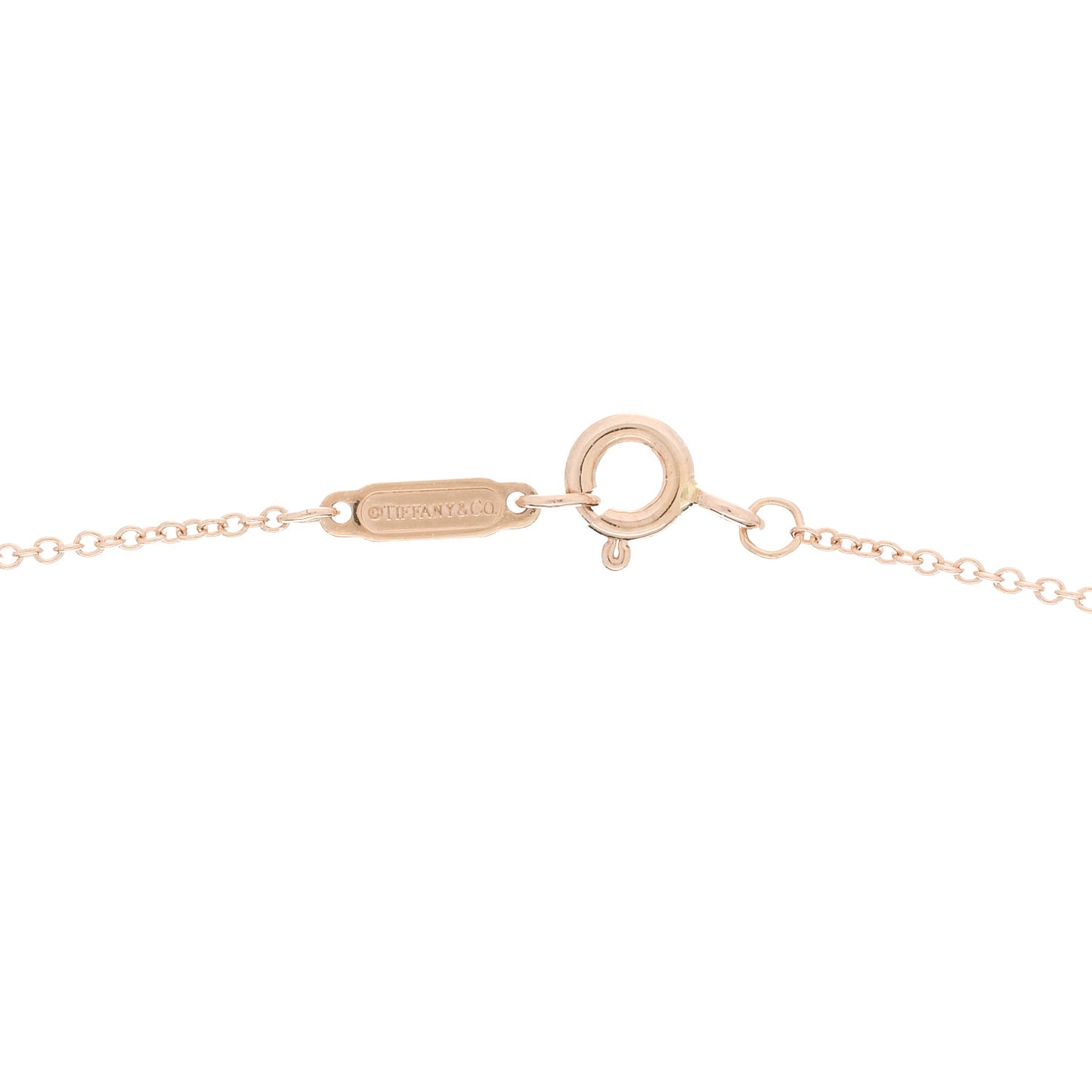 18K Rose Gold Diamond Small Paper Flowers Pendant Necklace