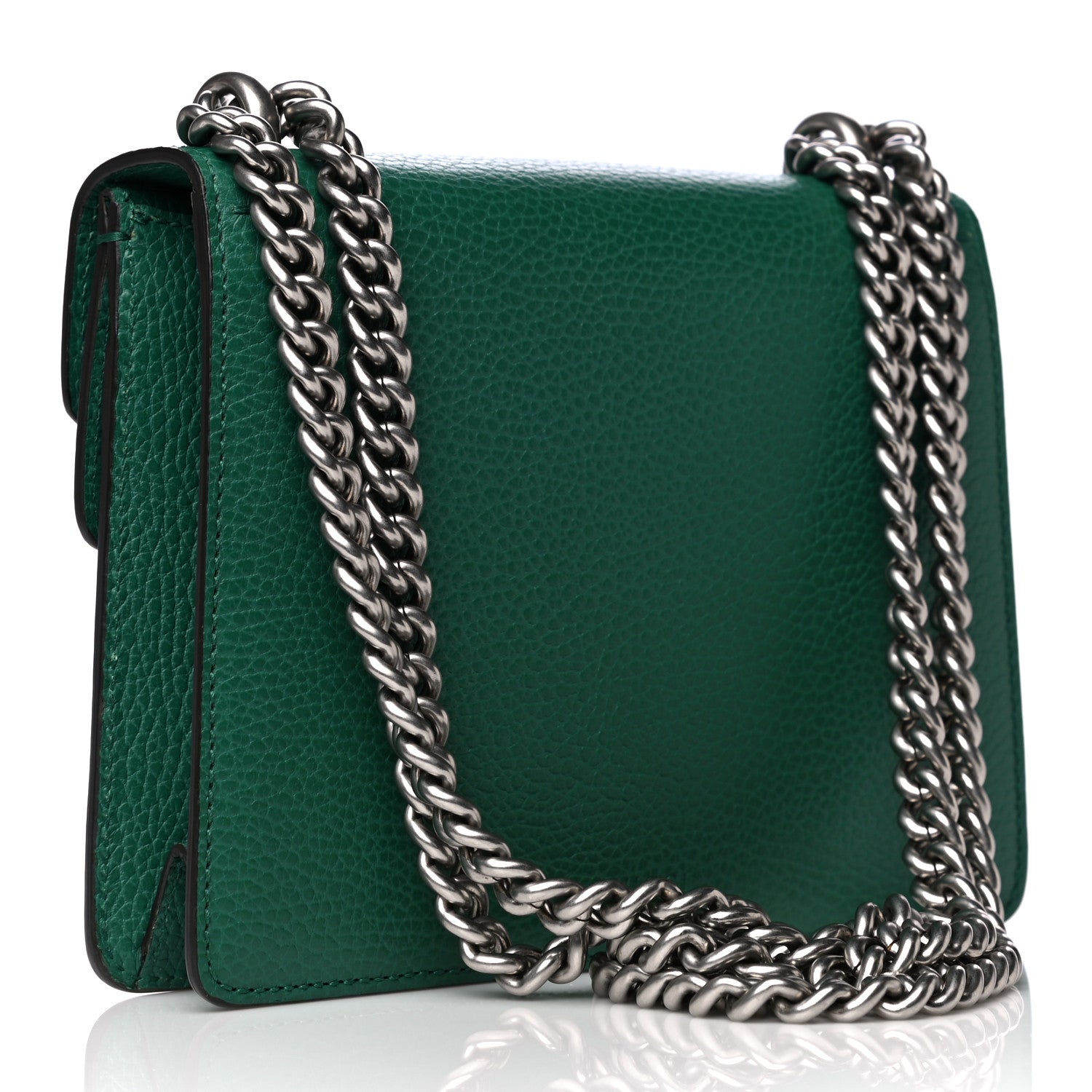 Gucci Calfskin Mini Dionysus Shoulder Bag Emerald 3 of 11
