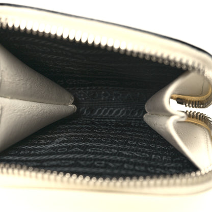 Prada Saffiano Lux Phone Crossbody Pouch White 6 of 12