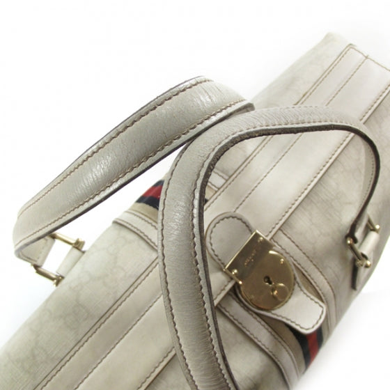 Monogram Large Treasure Boston Tote Ivory