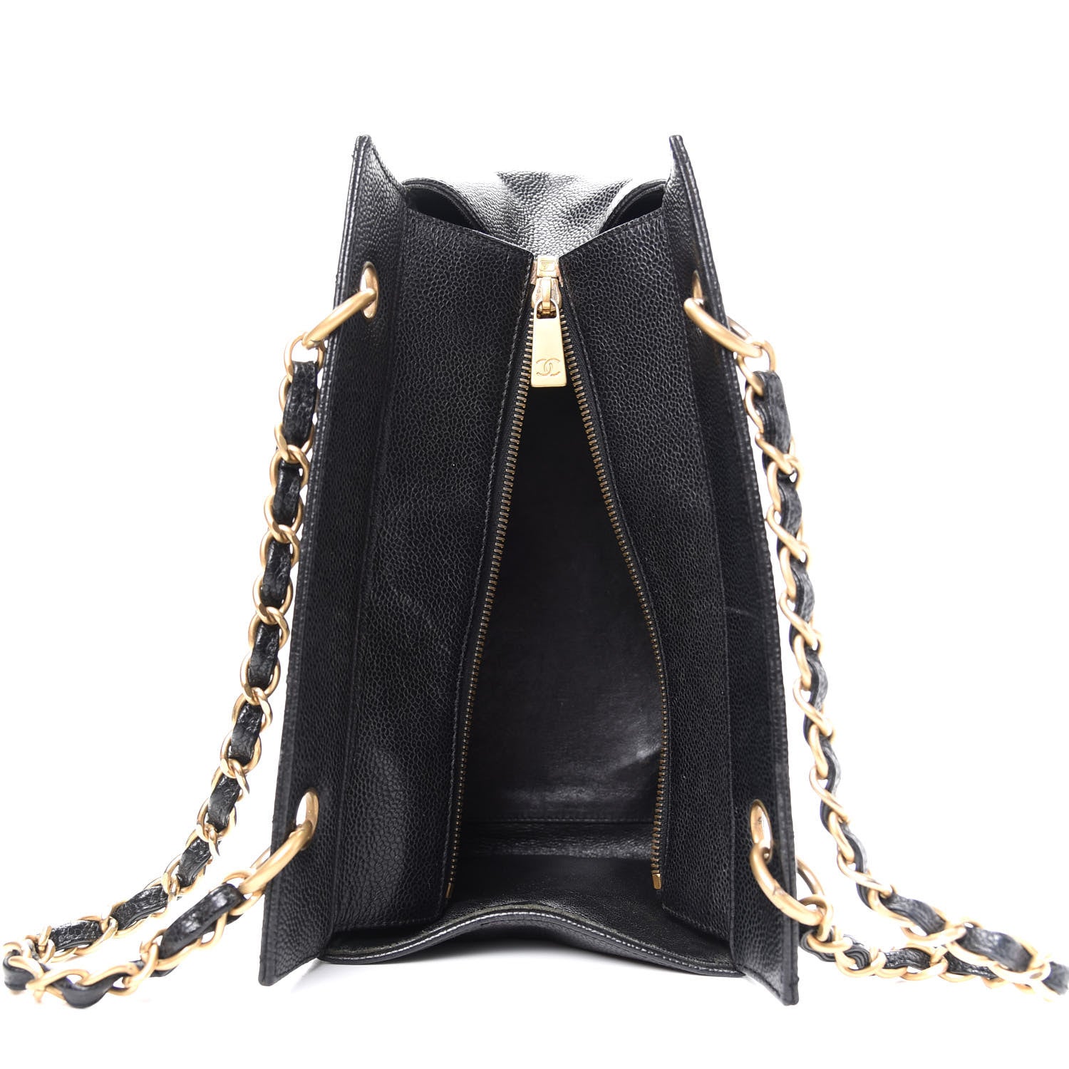 Chanel Caviar Quilted Petit Timeless Tote PTT Black 5 of 10