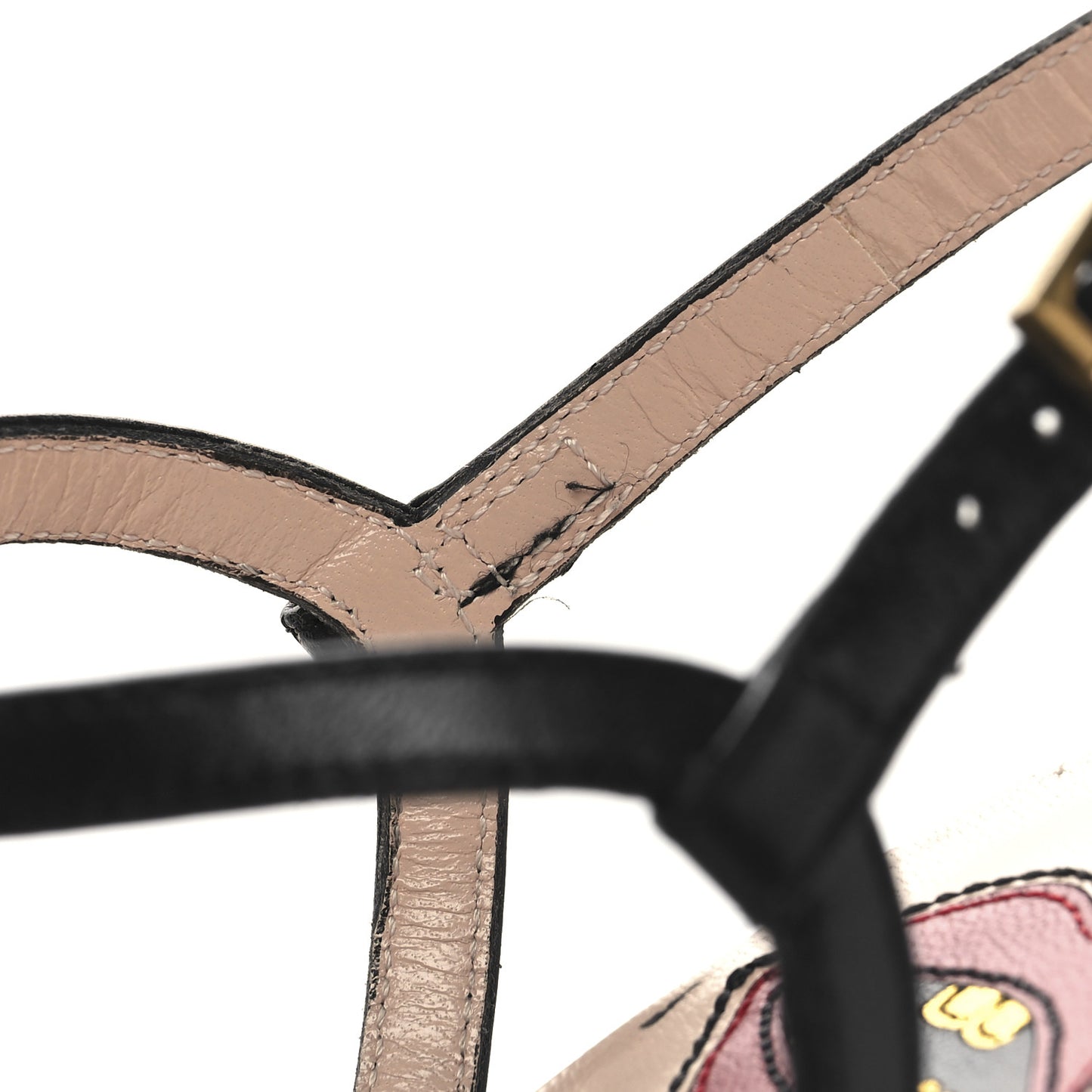 Malaga Kid T Strap Platform Pumps 38 Black