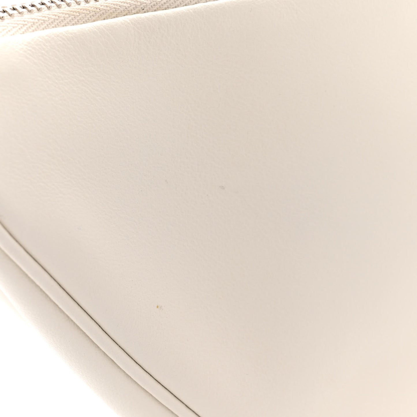 Grace Lux Triangle Shoulder Bag White