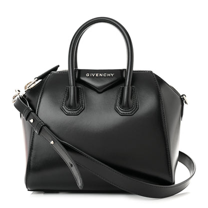 Givenchy Shiny Lord Calfskin Mini Antigona Black 1 of 10
