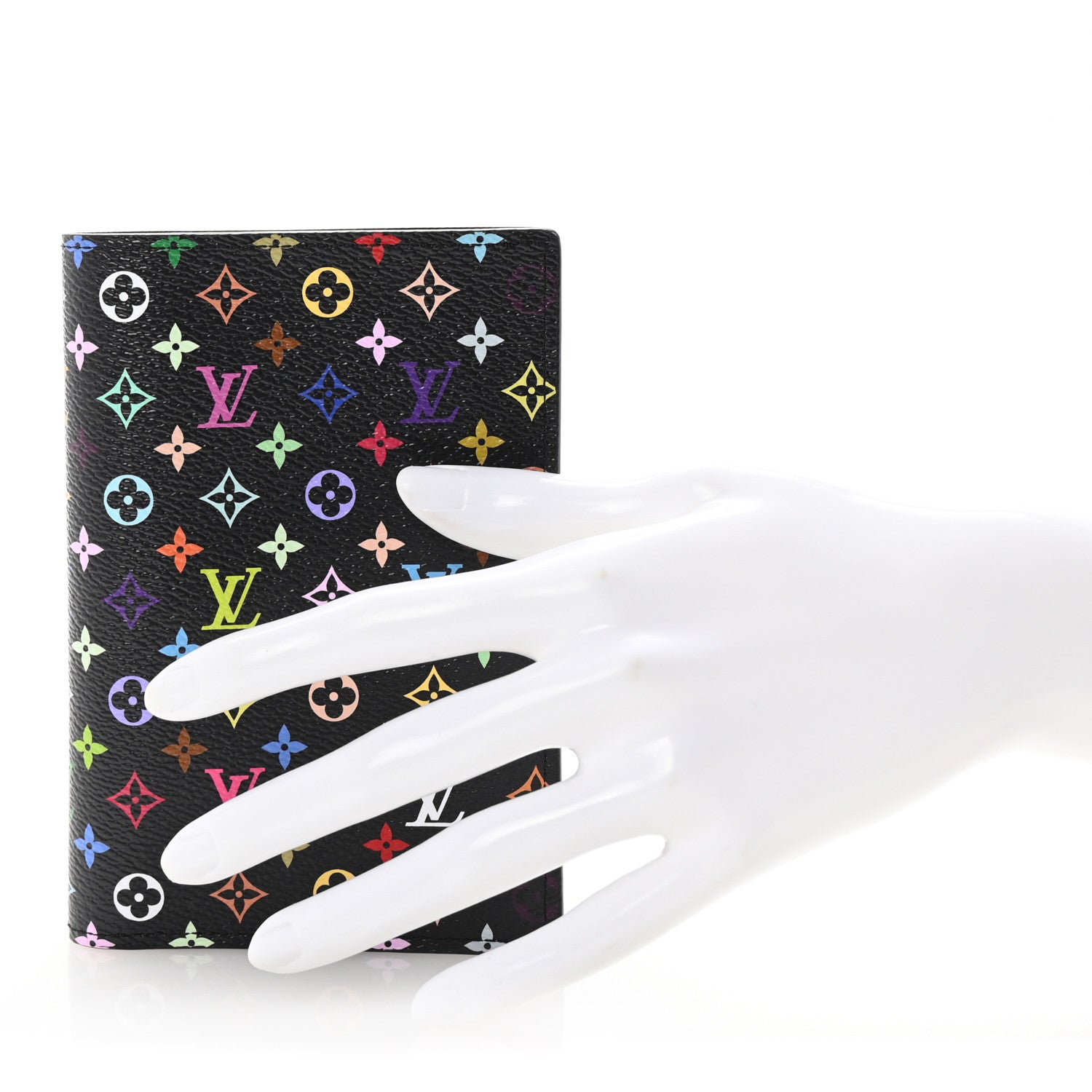 Louis Vuitton LV X TM Monogram Multicolor Passport Cover Black 2 of 6