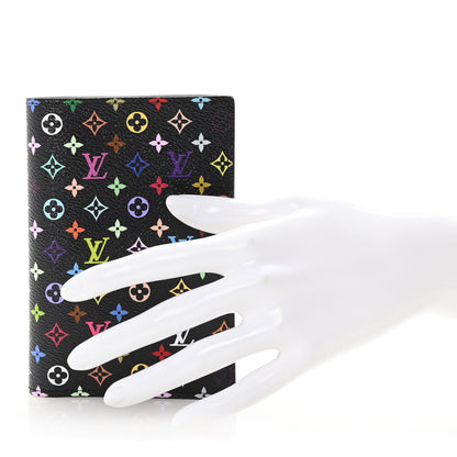 Louis Vuitton LV X TM Monogram Multicolor Passport Cover Black 2 of 6
