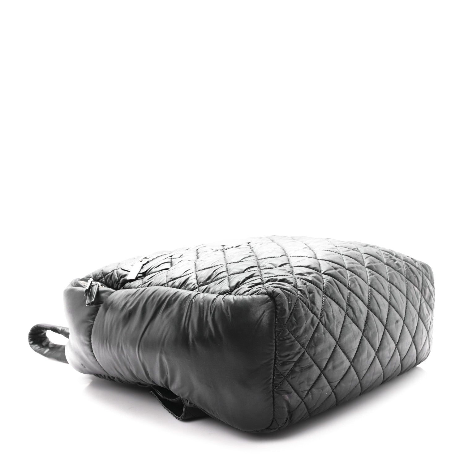 Chanel Nylon Quilted Coco Cocoon Backpack Black 4 of 14