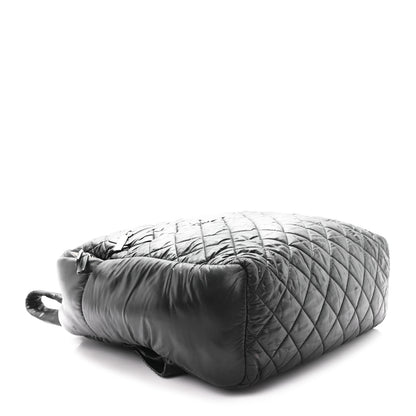 Chanel Nylon Quilted Coco Cocoon Backpack Black 4 of 14