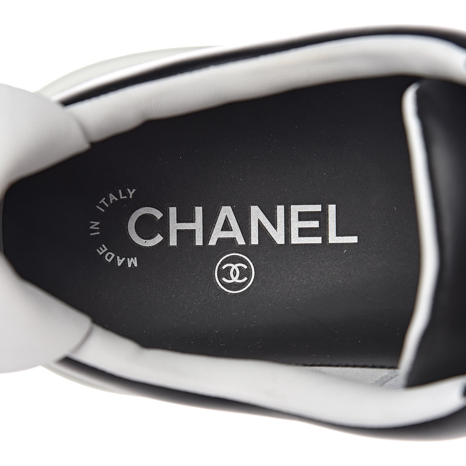 Chanel Calfskin Mens Sneakers 45 Black 6 of 11