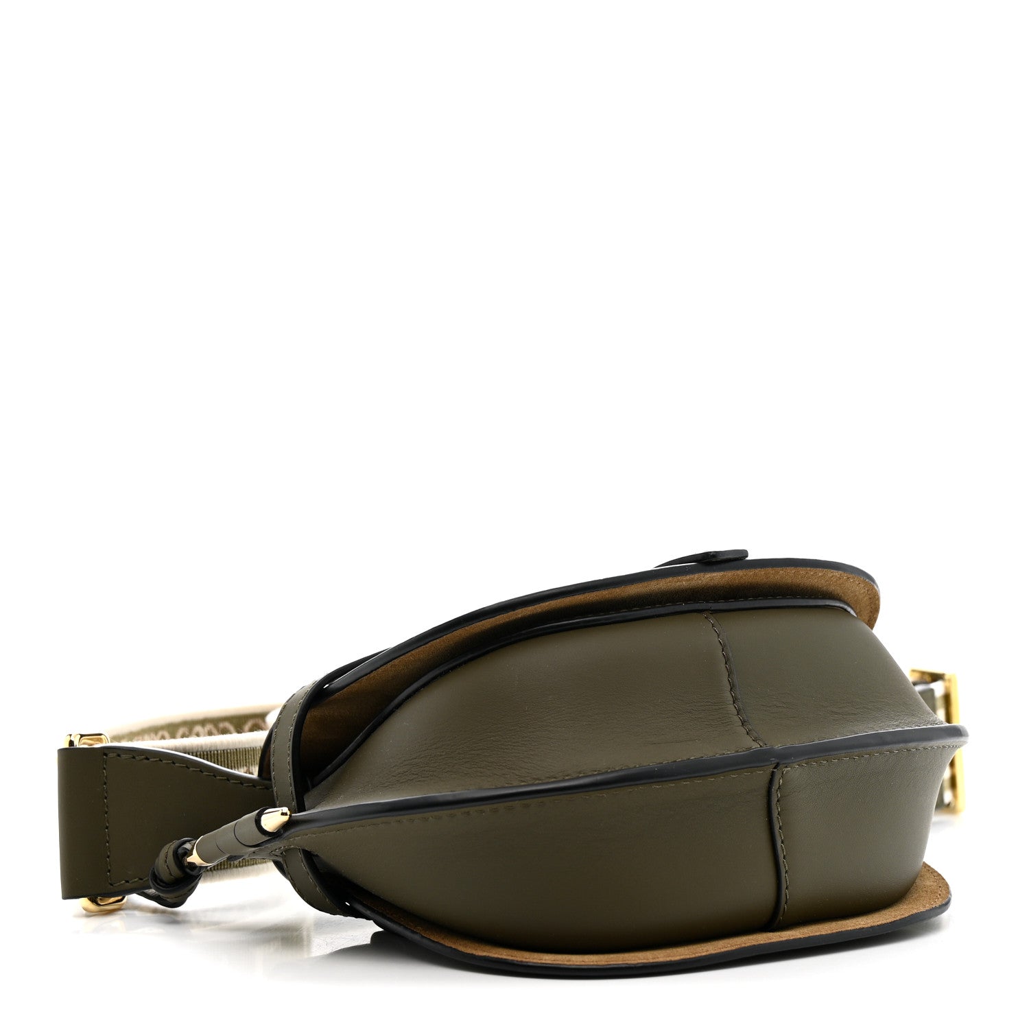 Loewe Calfskin Jacquard Mini Gate Dual Bag Autumn Green 4 of 11