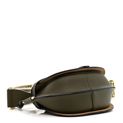 Loewe Calfskin Jacquard Mini Gate Dual Bag Autumn Green 4 of 11