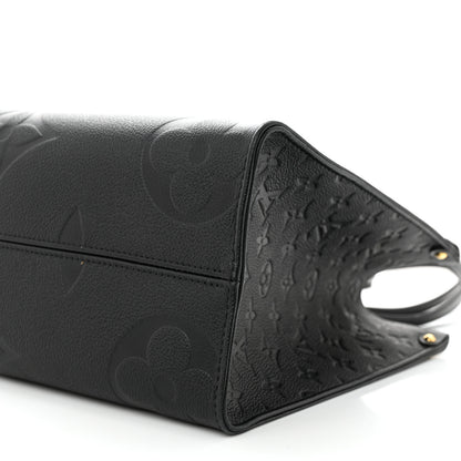 Louis Vuitton Empreinte Monogram Giant Onthego MM Black 9 of 14