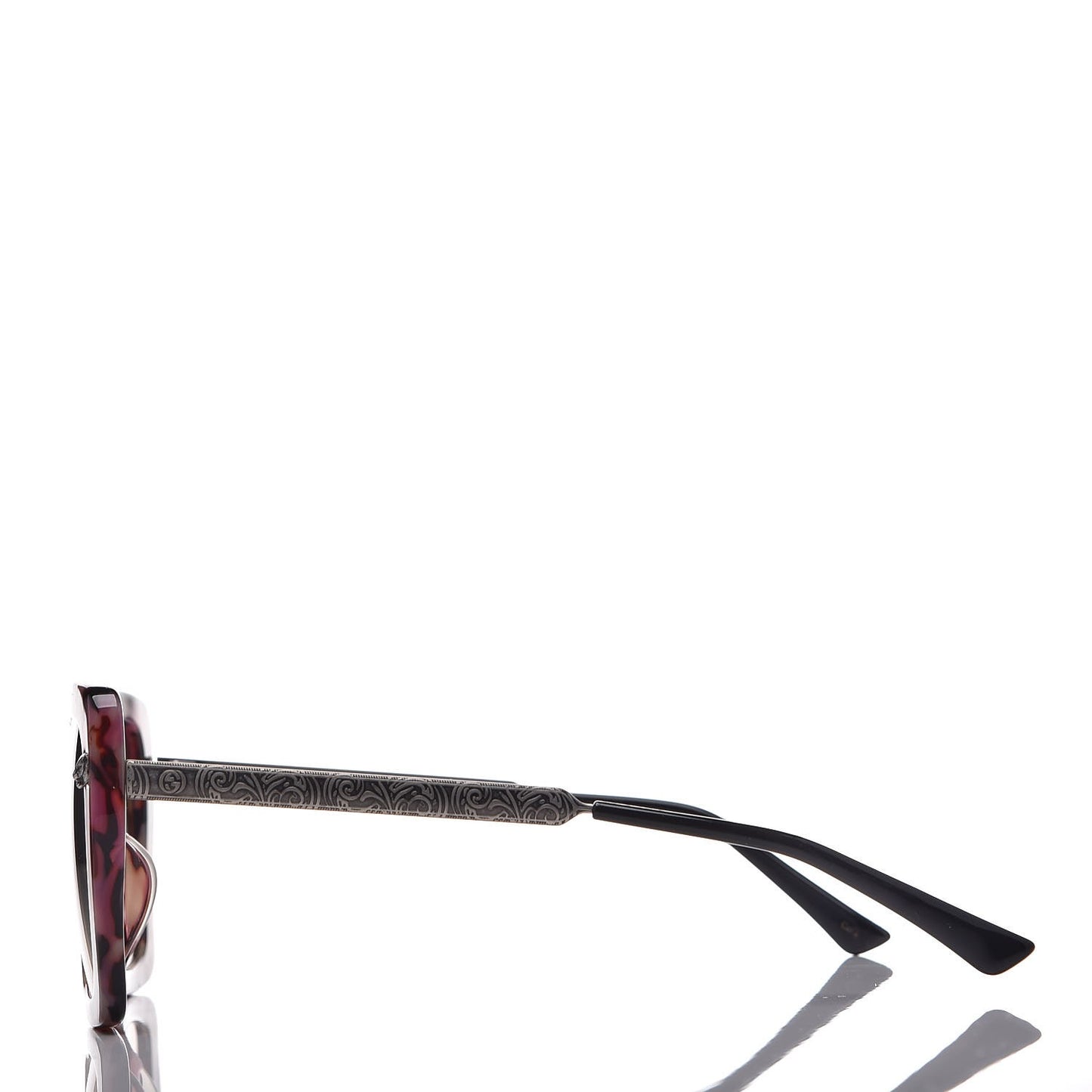 Squared Frame Sunglasses GG0216SA Pink Havana
