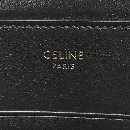 Celine Calfskin Quilted C Charm Pouch Black 6 of 11