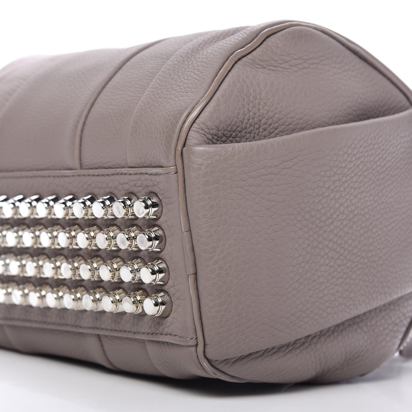 Pebbled Lambskin Rockie Mink Silver Hardware