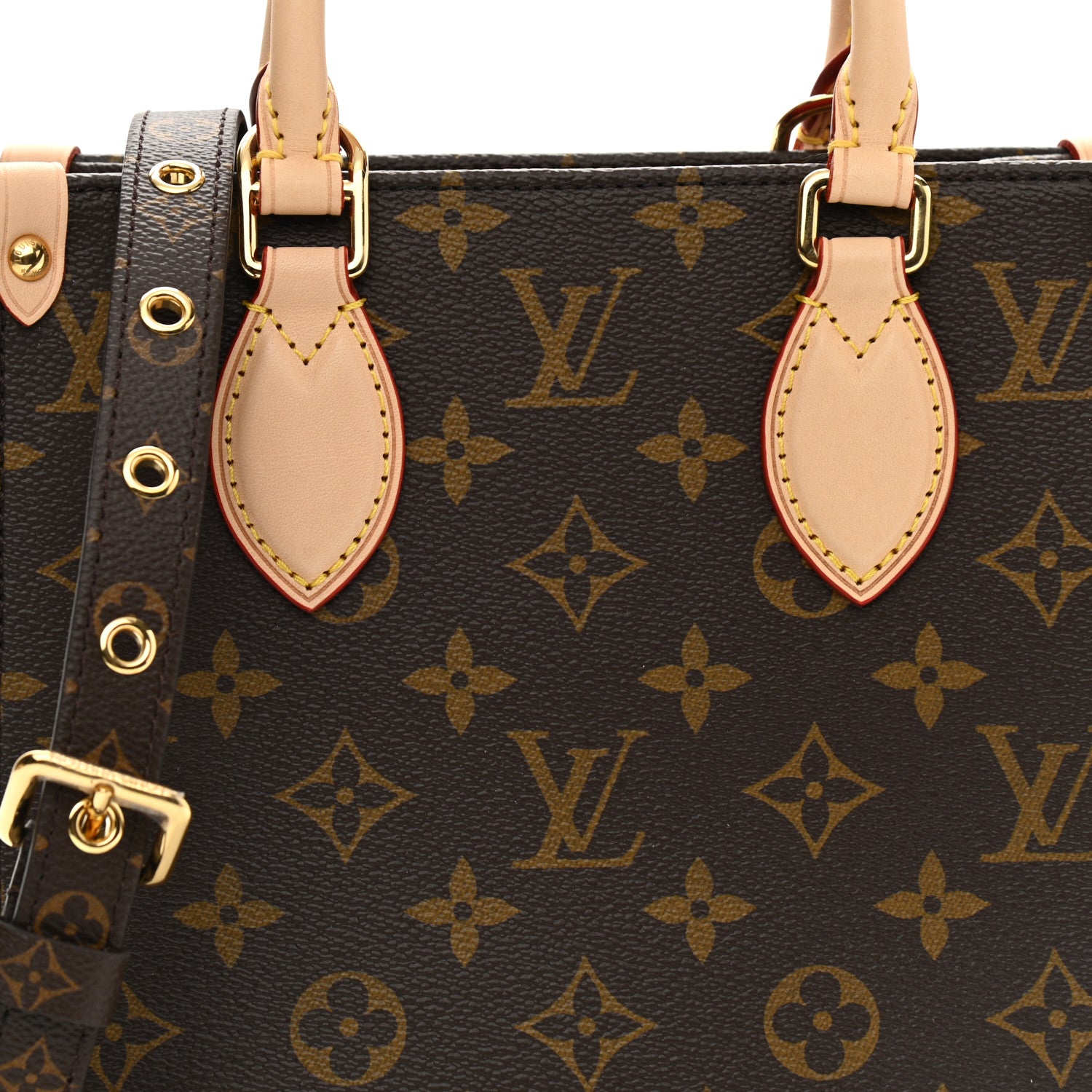 Louis Vuitton Monogram Sac Plat BB 7 of 9