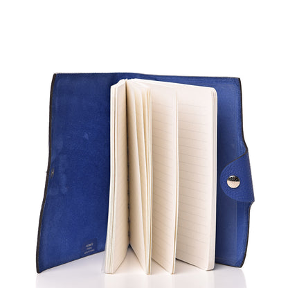 Hermes Togo Ulysse PM Notebook Cover Bleu Electrique 5 of 7