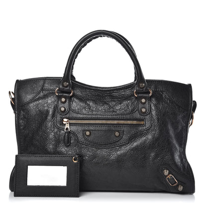 Balenciaga Agneau Giant 12 Rose Gold Hardware City Black 1 of 11