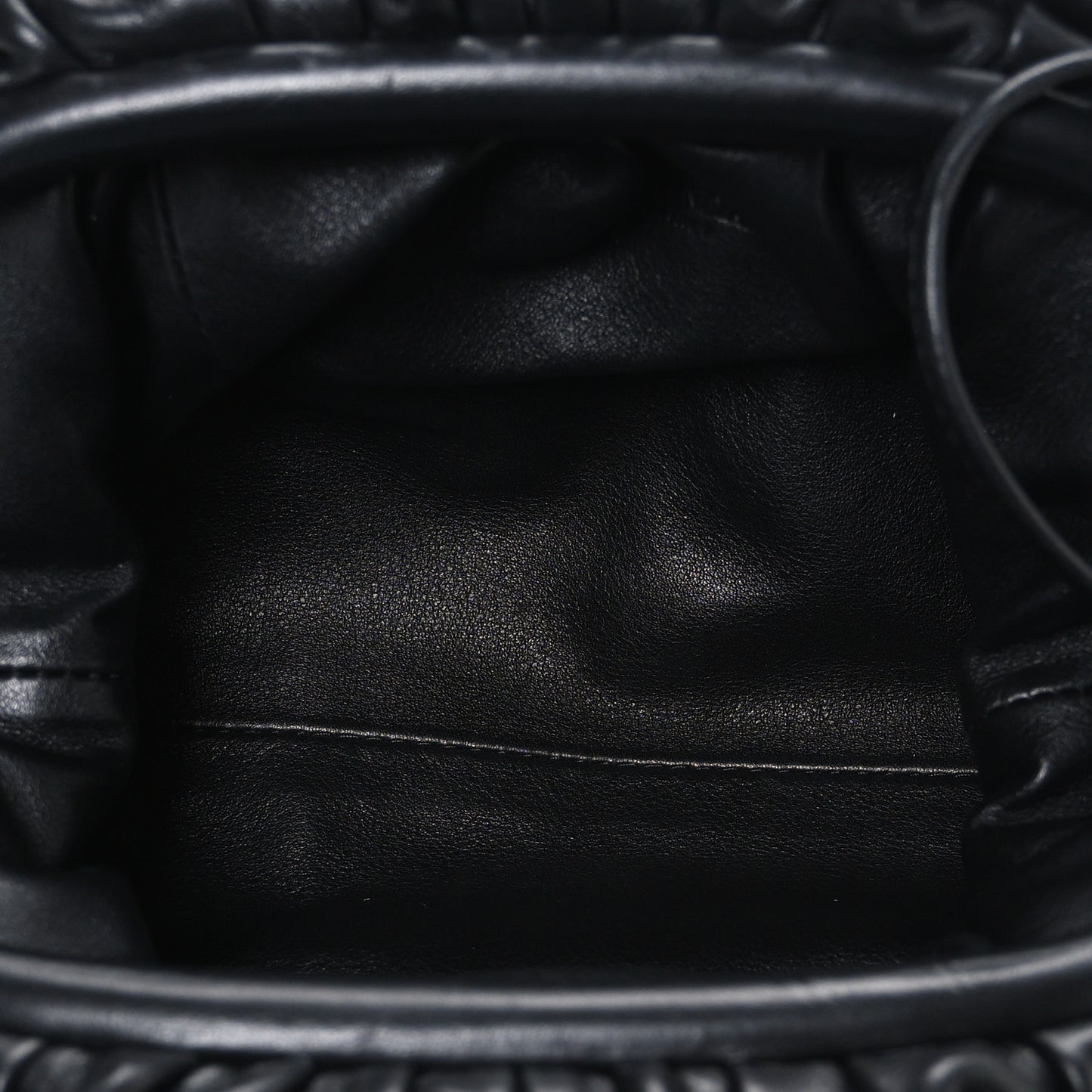 Butter Calfskin The Mini Pouch Black
