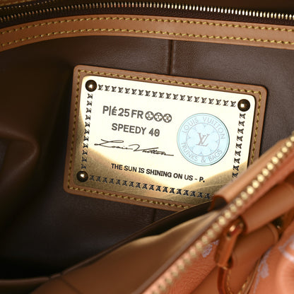 Louis Vuitton Calfskin Monogram Speedy P9 Bandouliere 40 Summer Peach 7 of 11