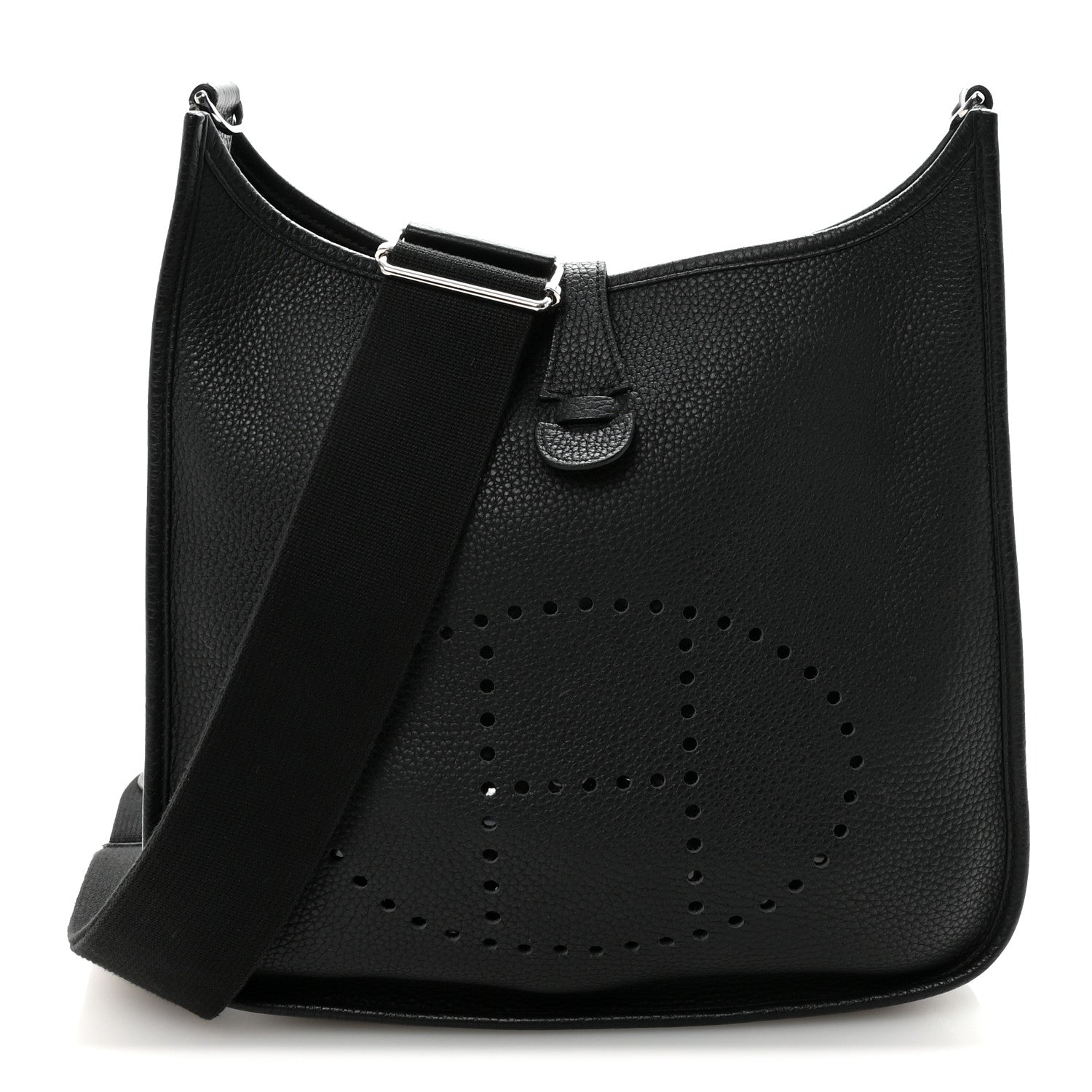 Hermes Taurillon Clemence Evelyne III PM Black 1 of 10