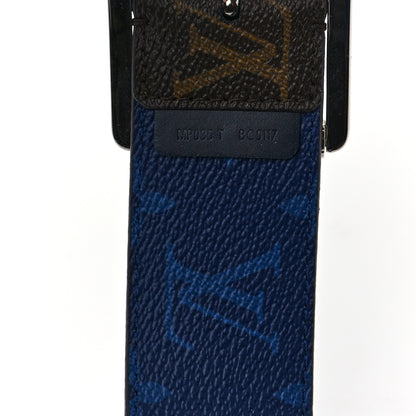 Louis Vuitton Monogram 40mm Reverso Belt 85 34 Pacific Blue 3 of 5