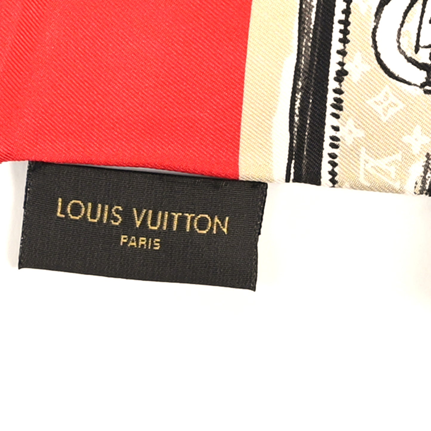 Silk Monogram Trunks Bandeau Brown