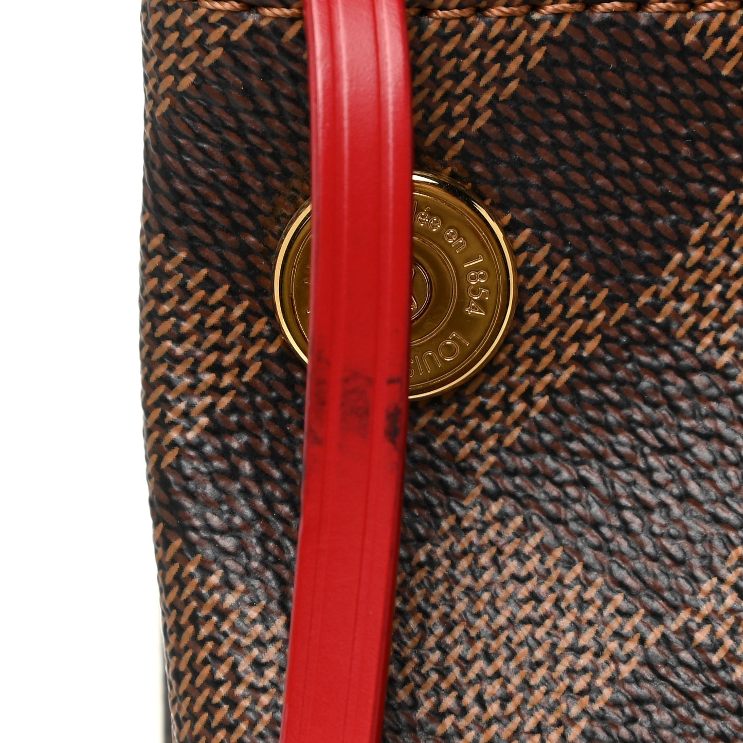 Damier Ebene Caissa Hobo Cherry